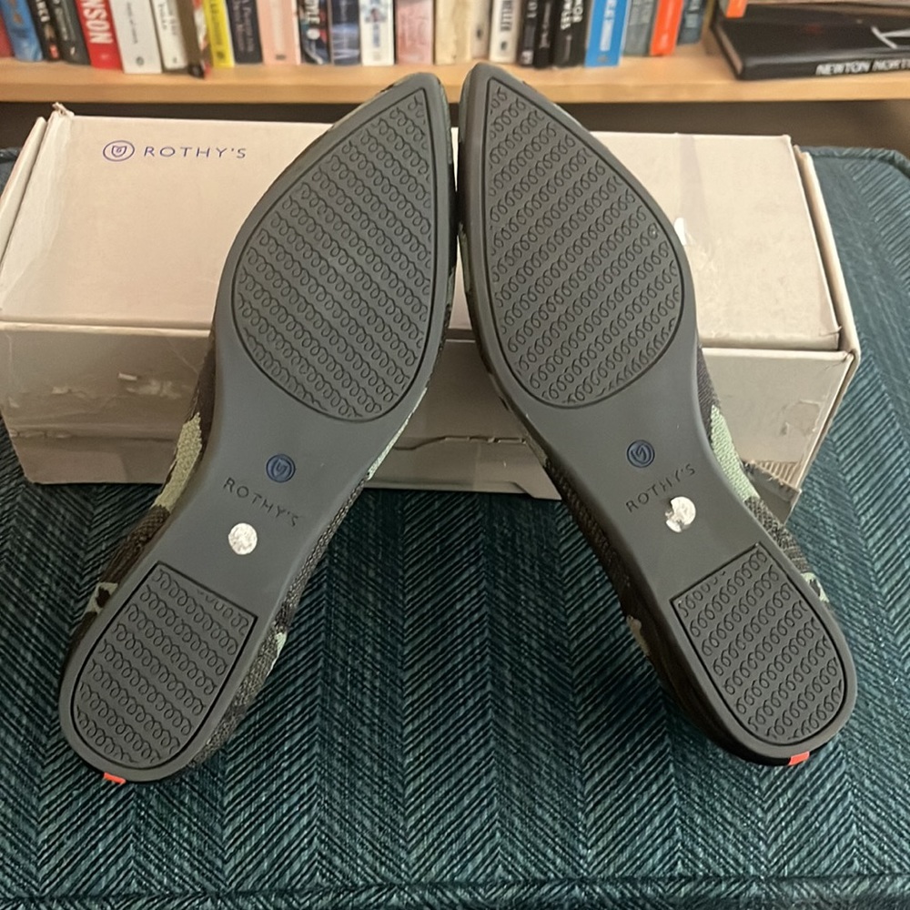 Rothy’s Camo Points With Orange Stripe - image 8